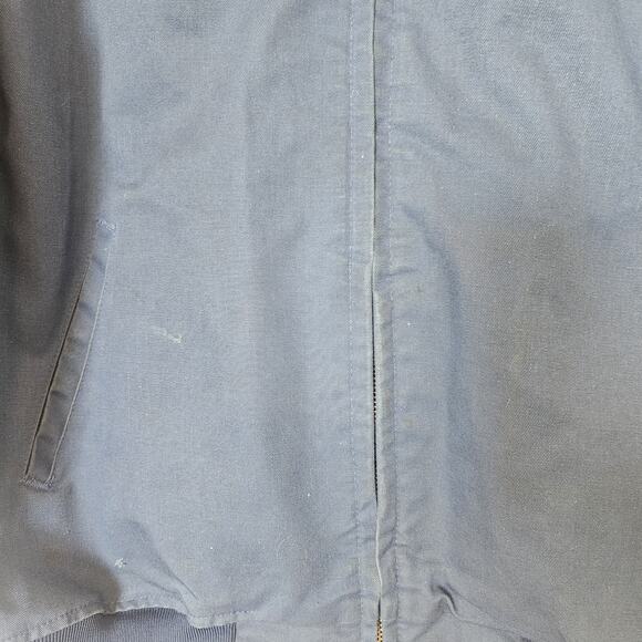 Reverside Flexbac 80s Canvas Pepsi 48" Long Bomber Jacket Workwear Streetwear - Picture 7 of 13